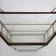Vitrine Murale Vintage Verre Et Laiton