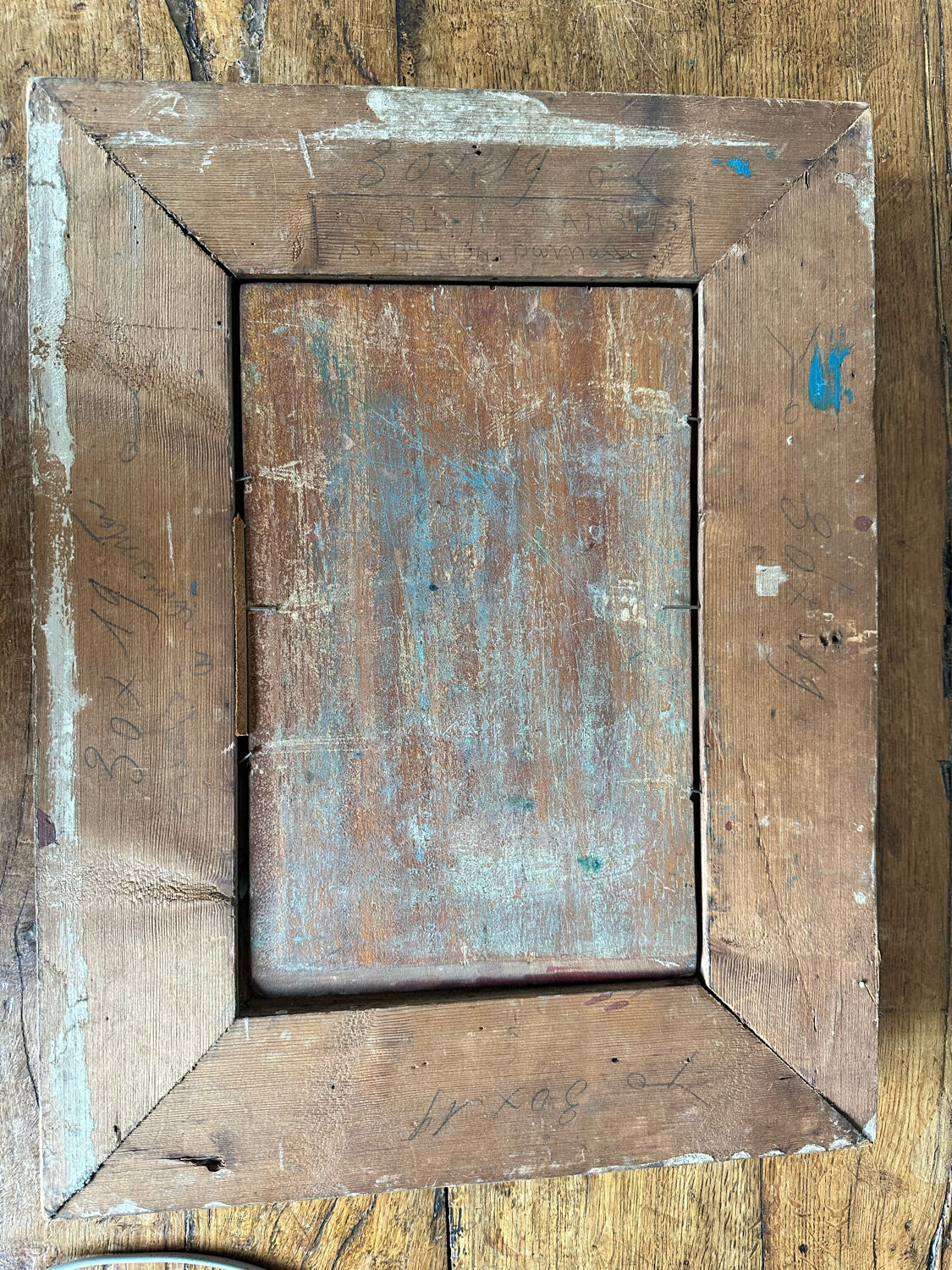 Village by the sea. Oil on panel Alexander Orloff