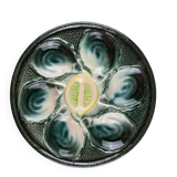 Oyster plate – St Clément – emerald green