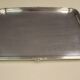 Louis XV style service tray in silver metal around 1900