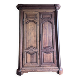 Solid oak wardrobe