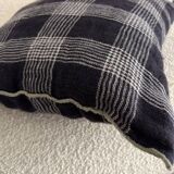 Coussin carreaux