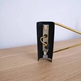 Articulated brass wall light, 1950