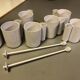 Vintage orangeade service Space Age Jean-Pierre Vitrac white