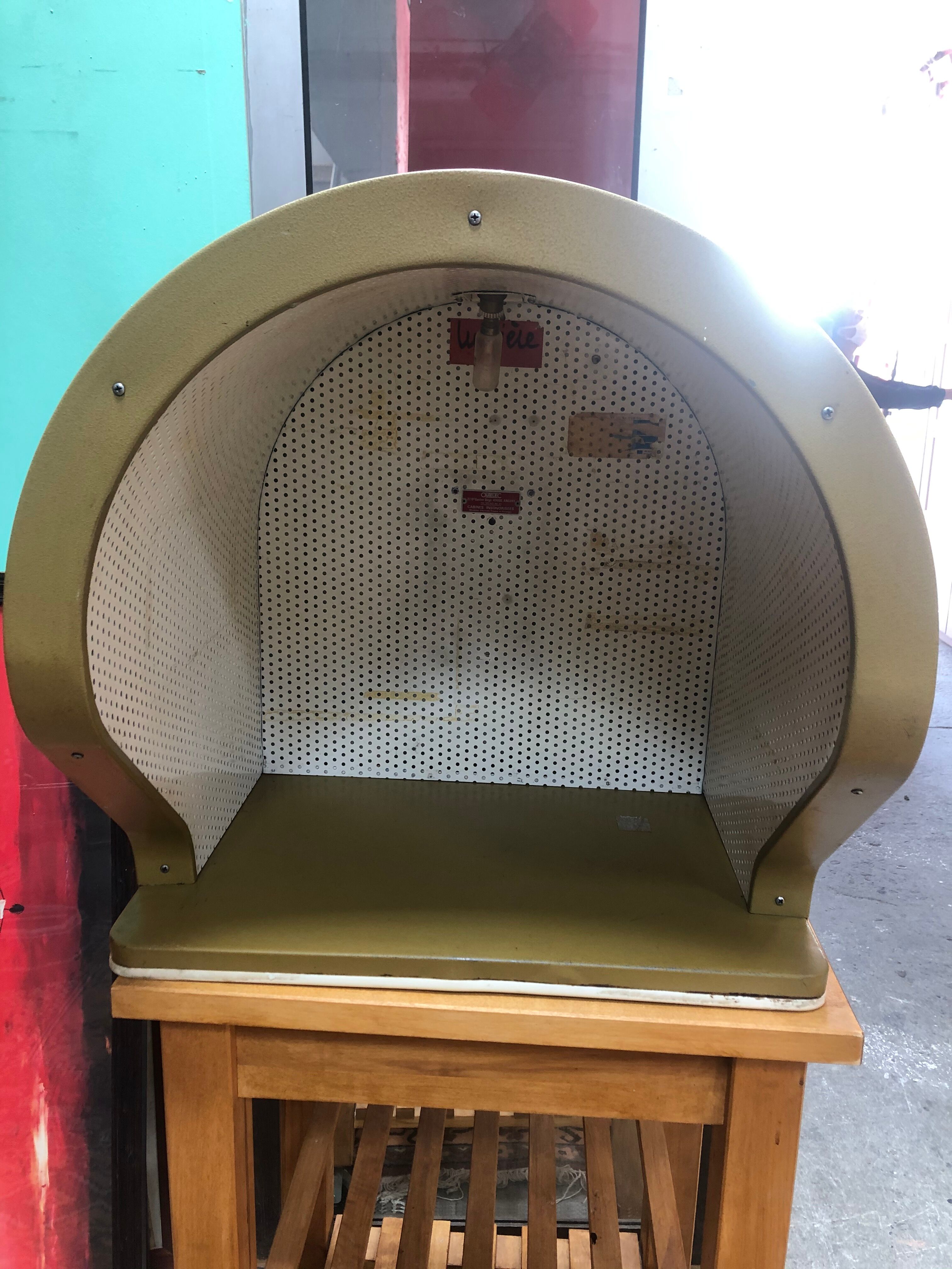 Vintage phone booth 1960