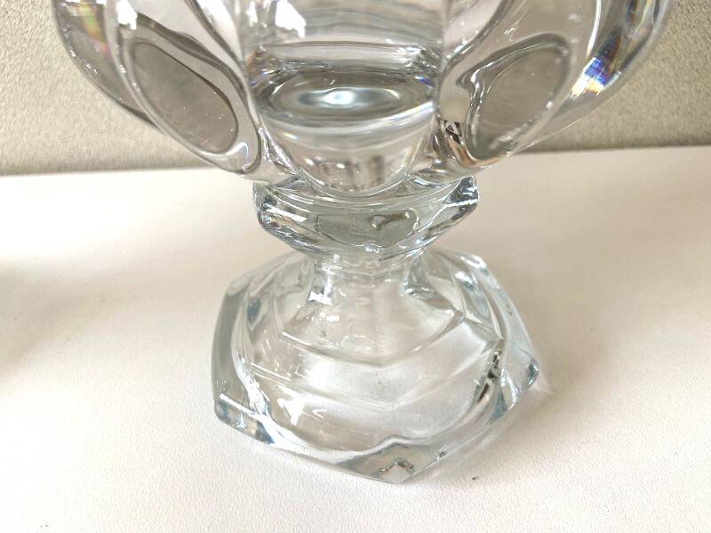 Elegant Pair of New Médicis Vases Decorative Glass Candle Holders