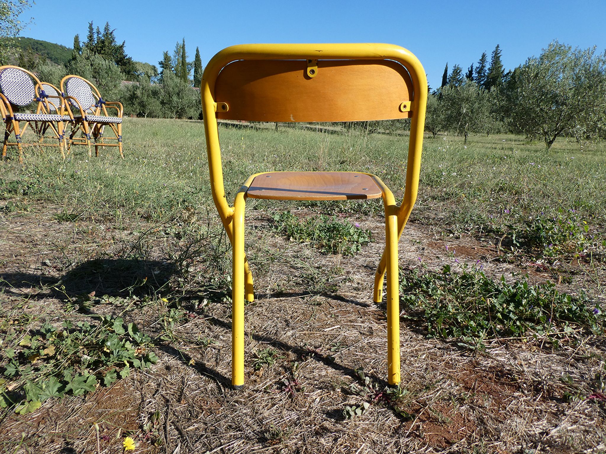 Wooden school chair 80