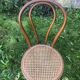 Caned bistro chair