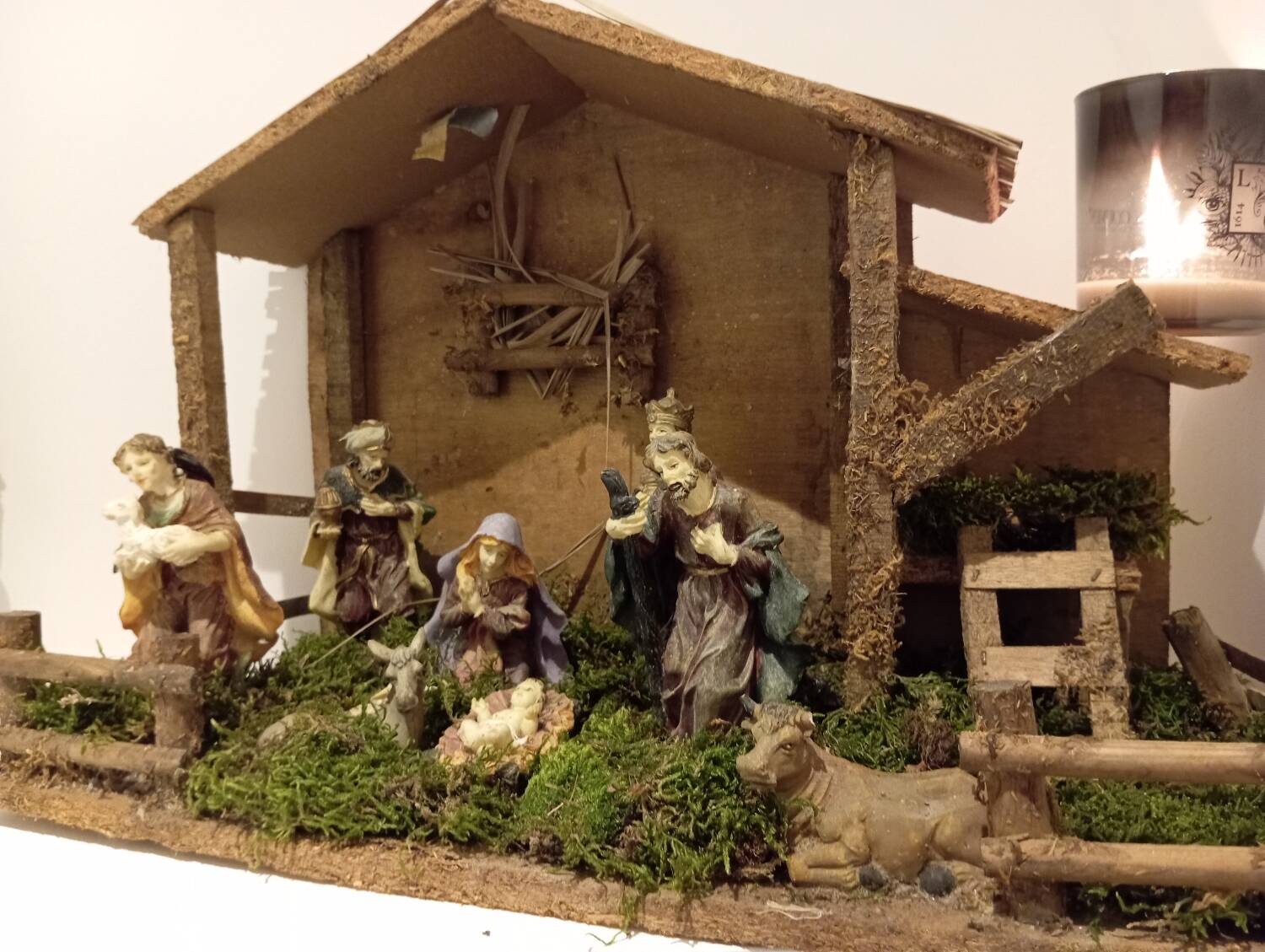 Vintage Christmas Nativity Scene