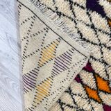 Handcrafted Moroccan Berber carpet 190 x 100 CM