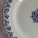 Plat assiette Terre de Fer, modèle Brienne, manufacture HB et Cie