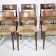 Teak Cane Chairs 351 Georg Leowald for Wilkhahn 1960s
