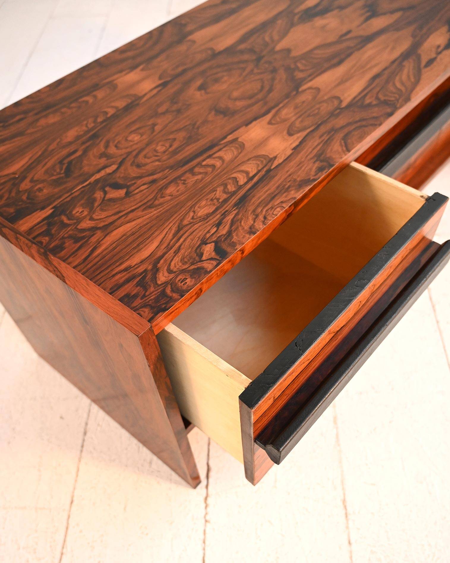 Scandinavian rosewood chest of drawers by AB Glas & Trä, Sweden, 1960s/1970