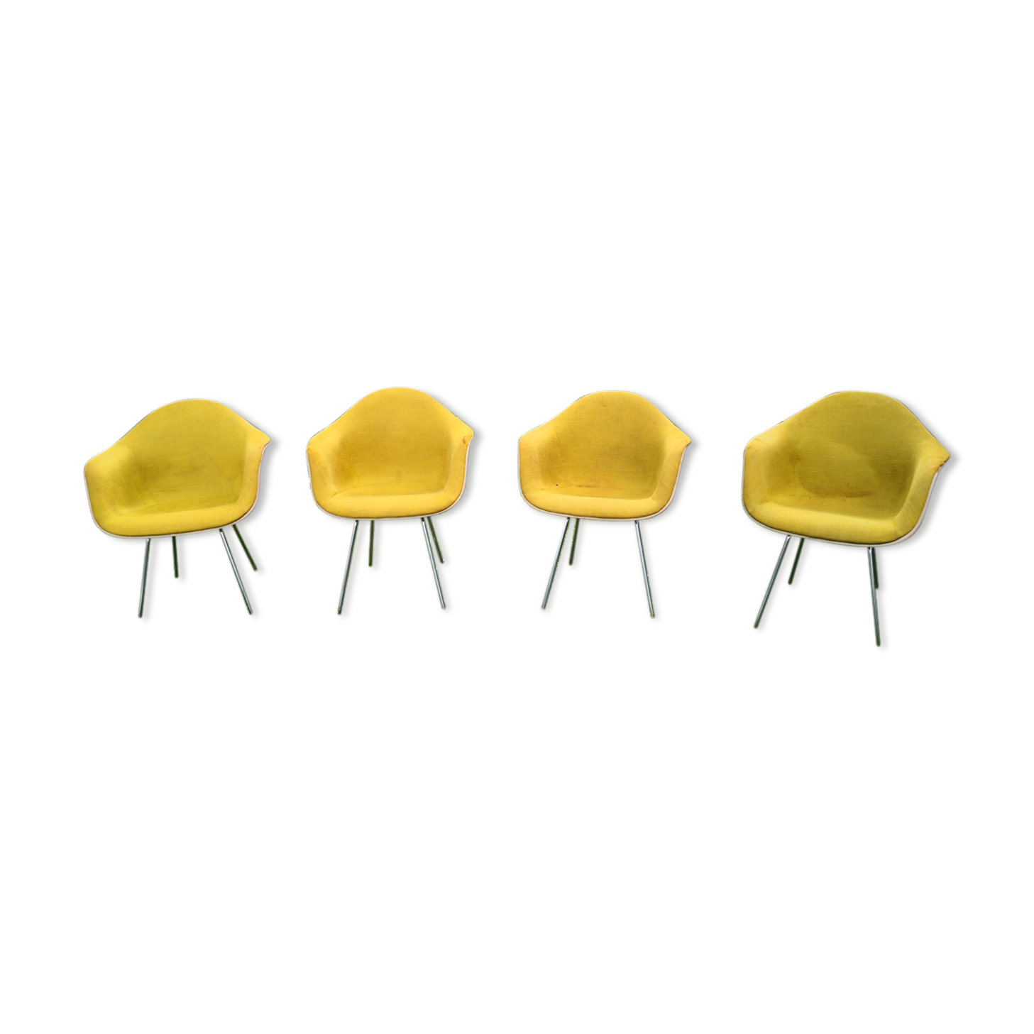 DAX armchairs by Charles & Ray Eames Herman Miller edition