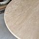Side table, round low in travertine ⌀ 61 cm