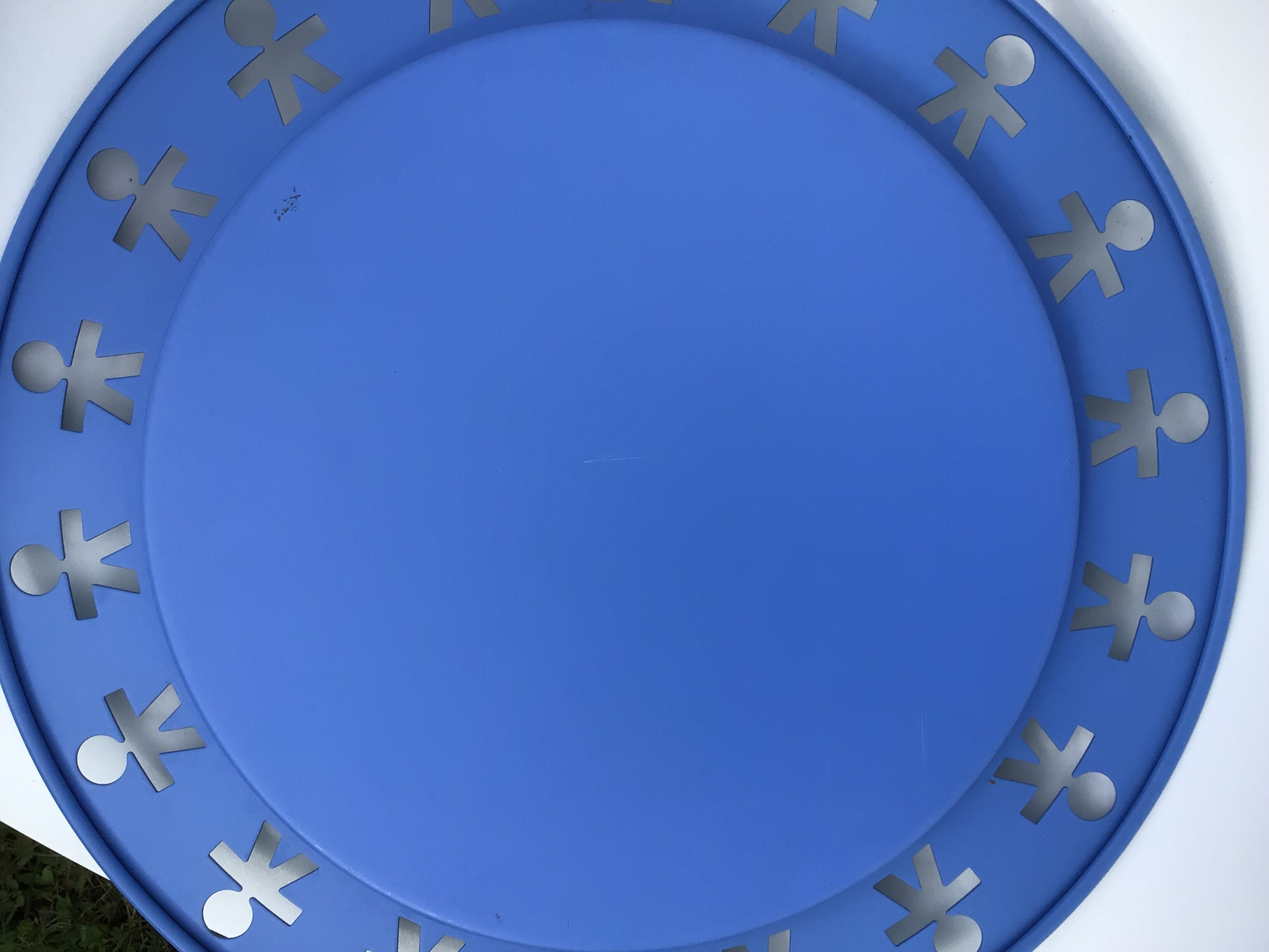 Top Alessi girotondo diameter 40cm epoxy blue