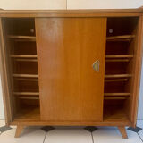 Vintage shoe cabinet feet compass