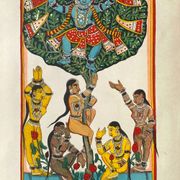 Lithography Vintage Indian Mythology