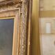 Oil on Canvas Portrait Painting of a Woman Framed 19th Century Signed