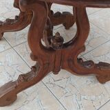 Napoleon III walnut gueridon table