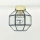 Mid-Century Glass Ceiling Light from Limburg, Germany, 1960s
