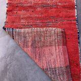 Moroccan rug Beni M'Guild red - 225 x 104 cm