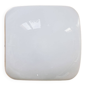 Plafonnier opaline blanche