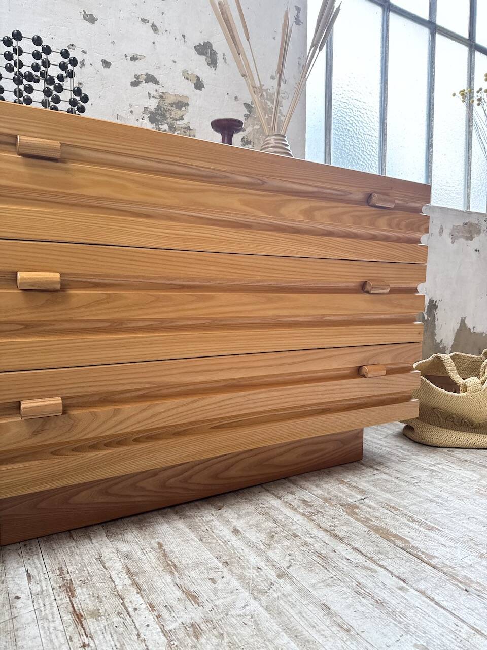 Solid oak chest of drawers Regain XL