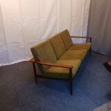 1960s Scandinavian three-seater sofa