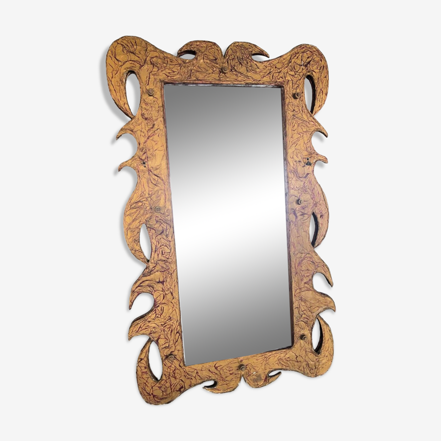 Grand miroir sur pied - creation décorateur pour magasin | Selency