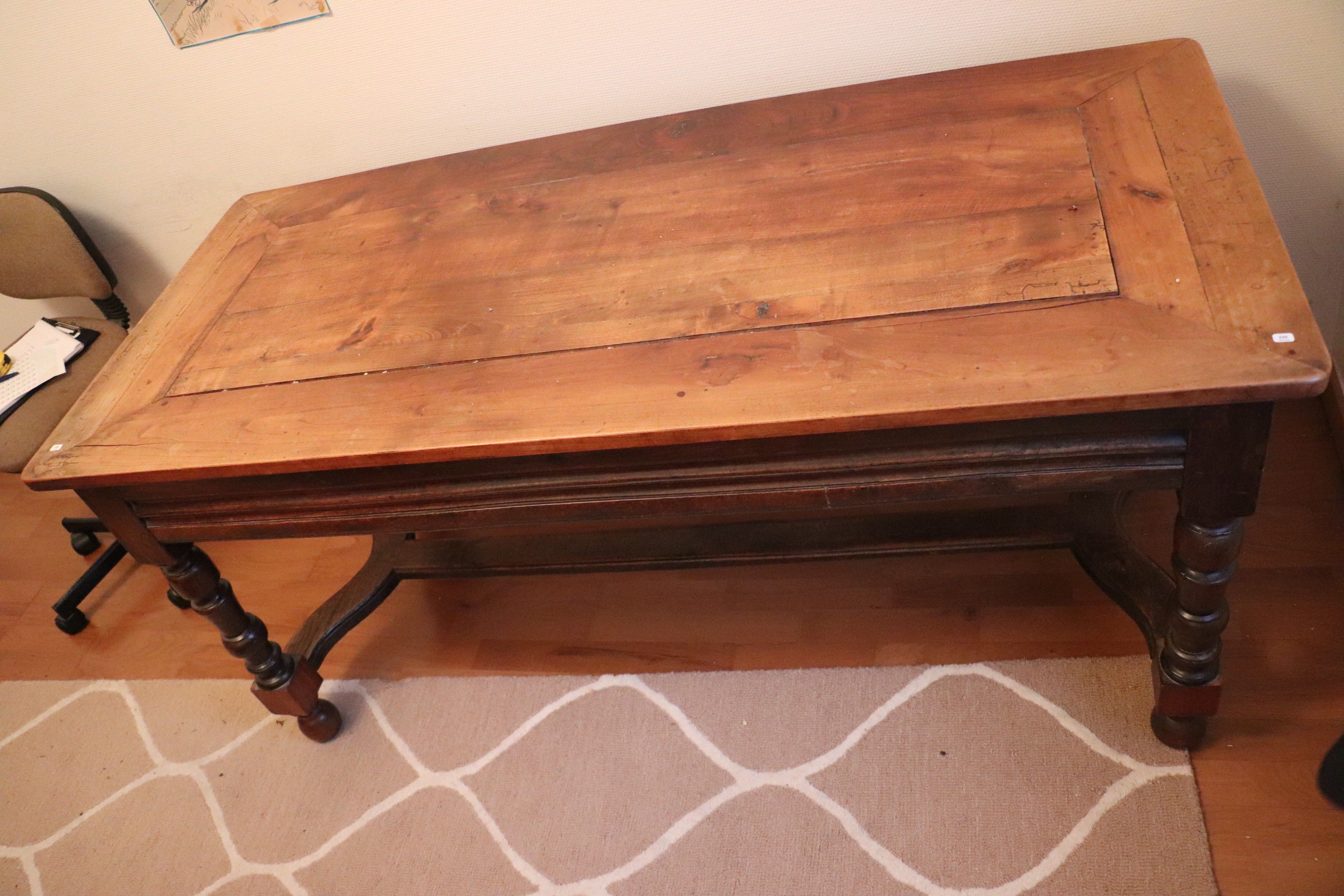 Cherry farmhouse table