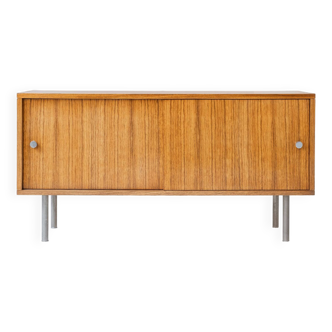 Rare small version of this minimalist sideboard in rosewood by Alfred Hendrickx for Belform, 1950s