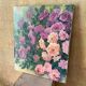 Oil painting bouquet of roses – C.Le.Cozic