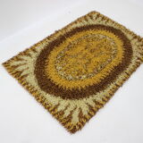 1970s Small Danish Abstract Wool Rug