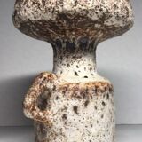 Vase original fat lava forme bougeoir a main vintage Vallauris