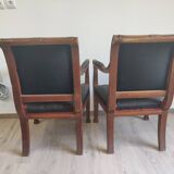 Pair of armchair epoque Ier empire style return of egypyte