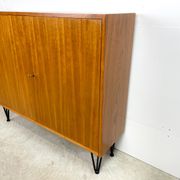 High vintage cabinet with hairpin legs