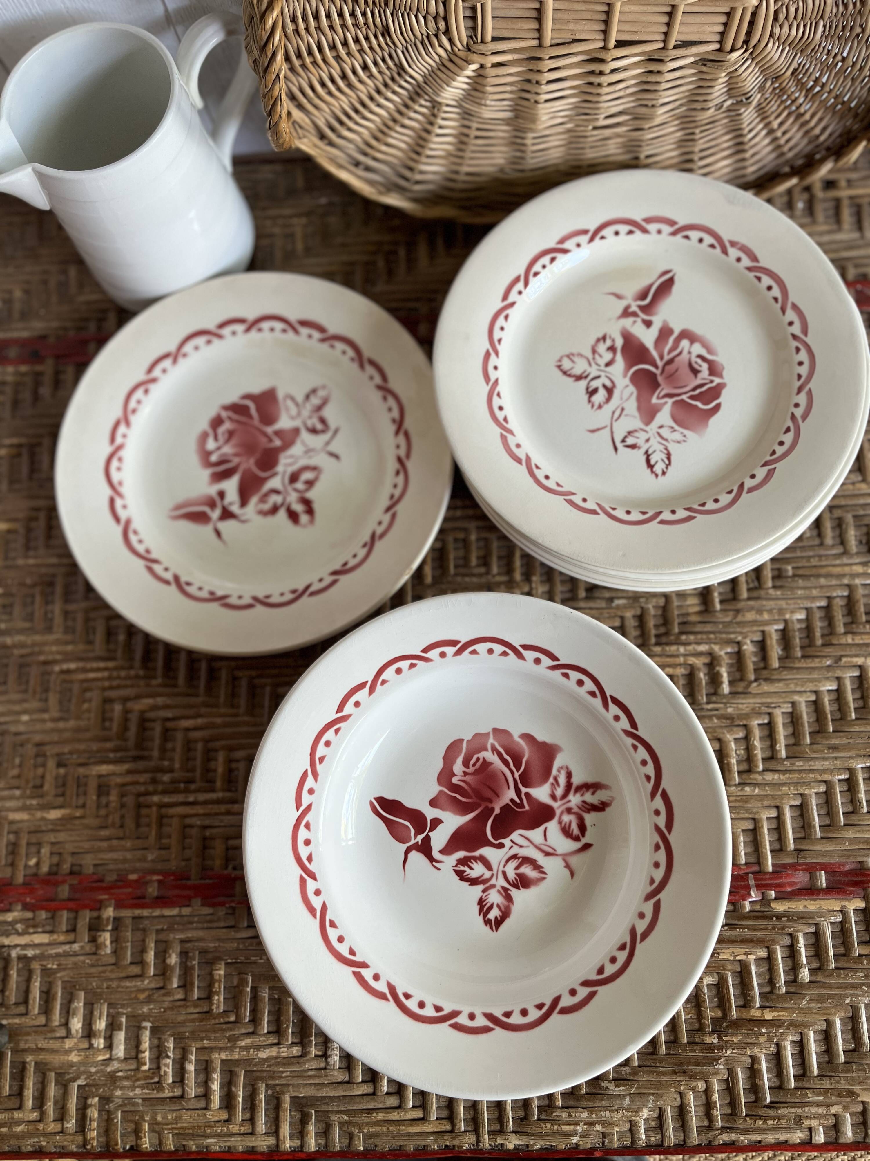 Digoin plates series Michel x12