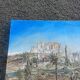 Orientalist painting – Kasbah between Ouarzazate and Zagora – Oil on canvas