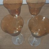 Set of 4 wine glasses