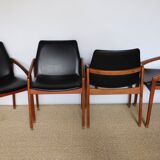Suite of four armchairs