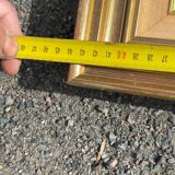 Tableau by Claude Gauthier: Equestrian portrait with a dog in a park.