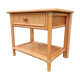 Maugrion bedside table for Roche Bobois, wood and rattan, 80s