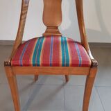 Gondola-style empire chairs