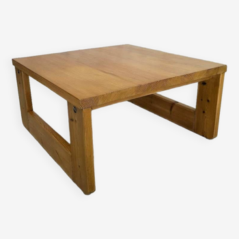 Table basse carrée en pin