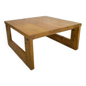 Table basse carrée en pin