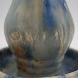 Candle holder flamed sandstone Dubois vintage