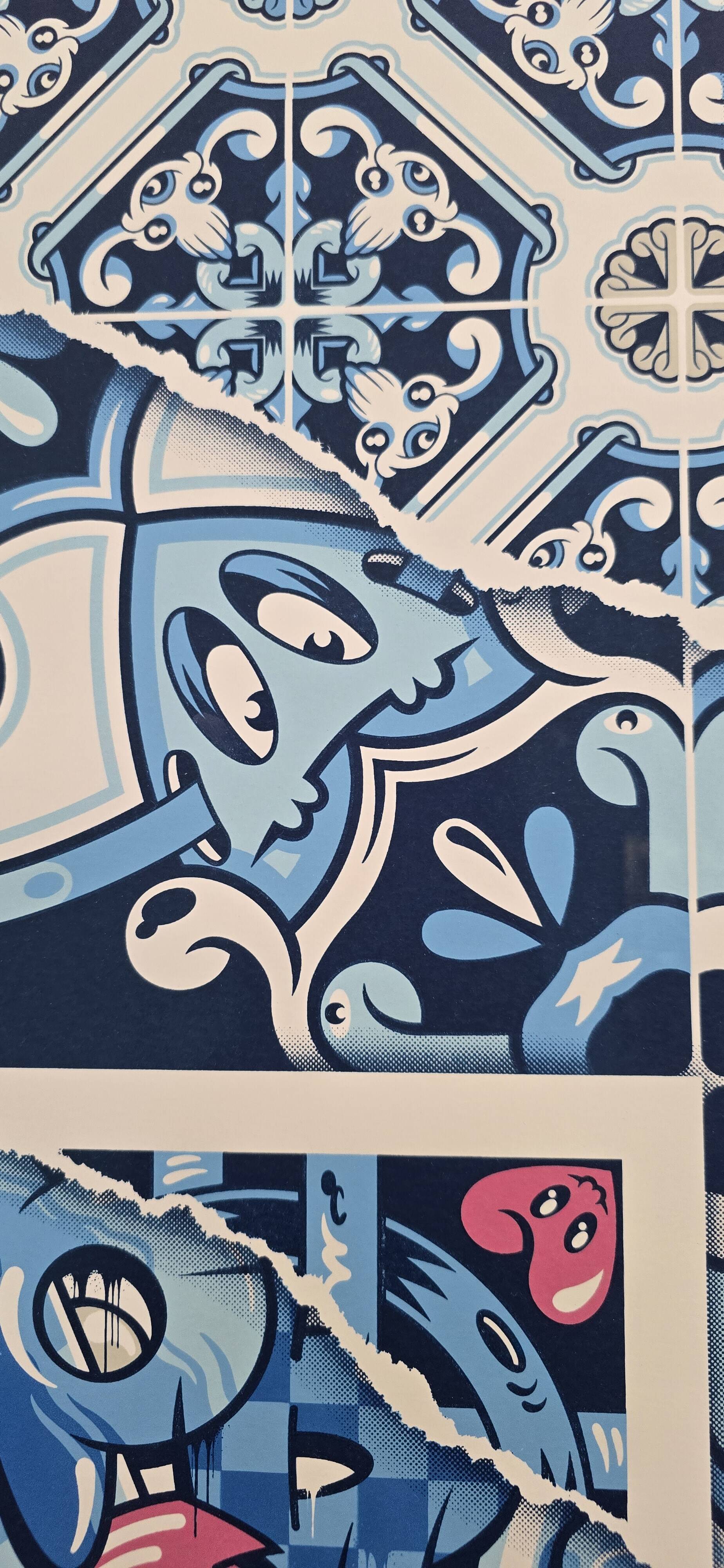 Add fuel - diogo machado (1980) - silkscreen print "apophenia" signed no. 43