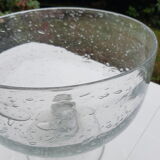 Biot bubbled glass sangria cut with ladle