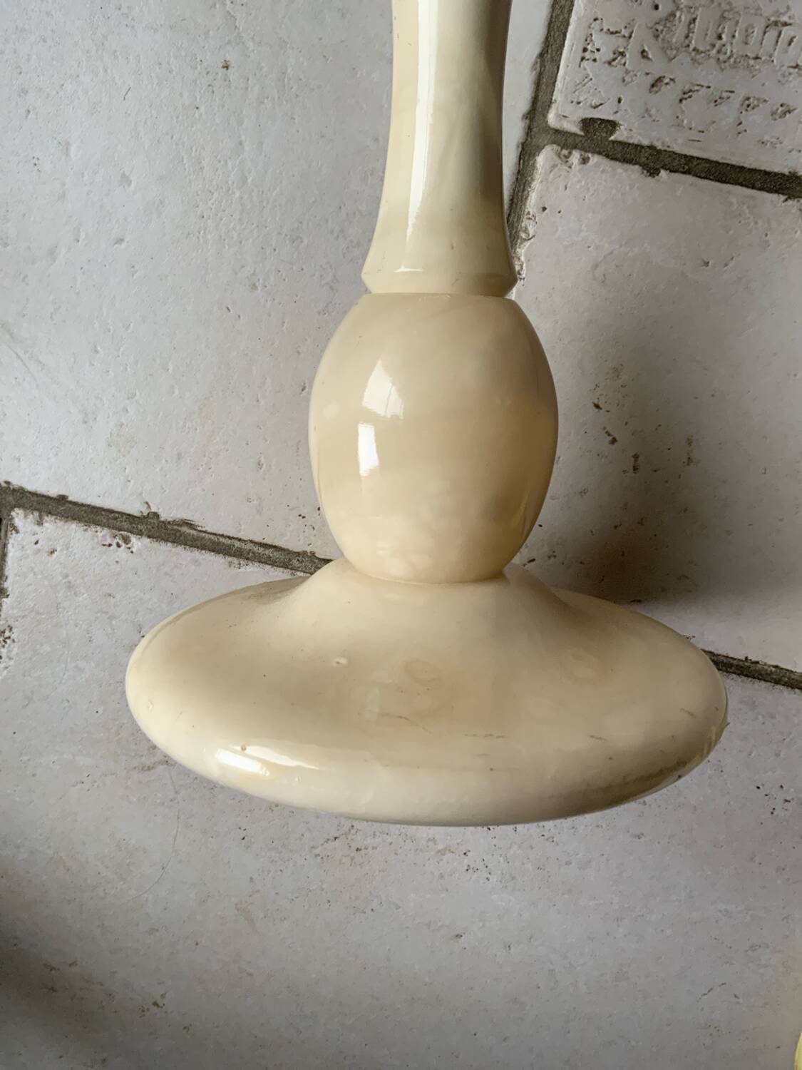 Marble column ashtray - Exceptional vintage piece - Art style